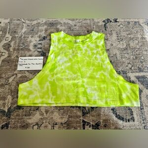 All yours cropped cotton tank top